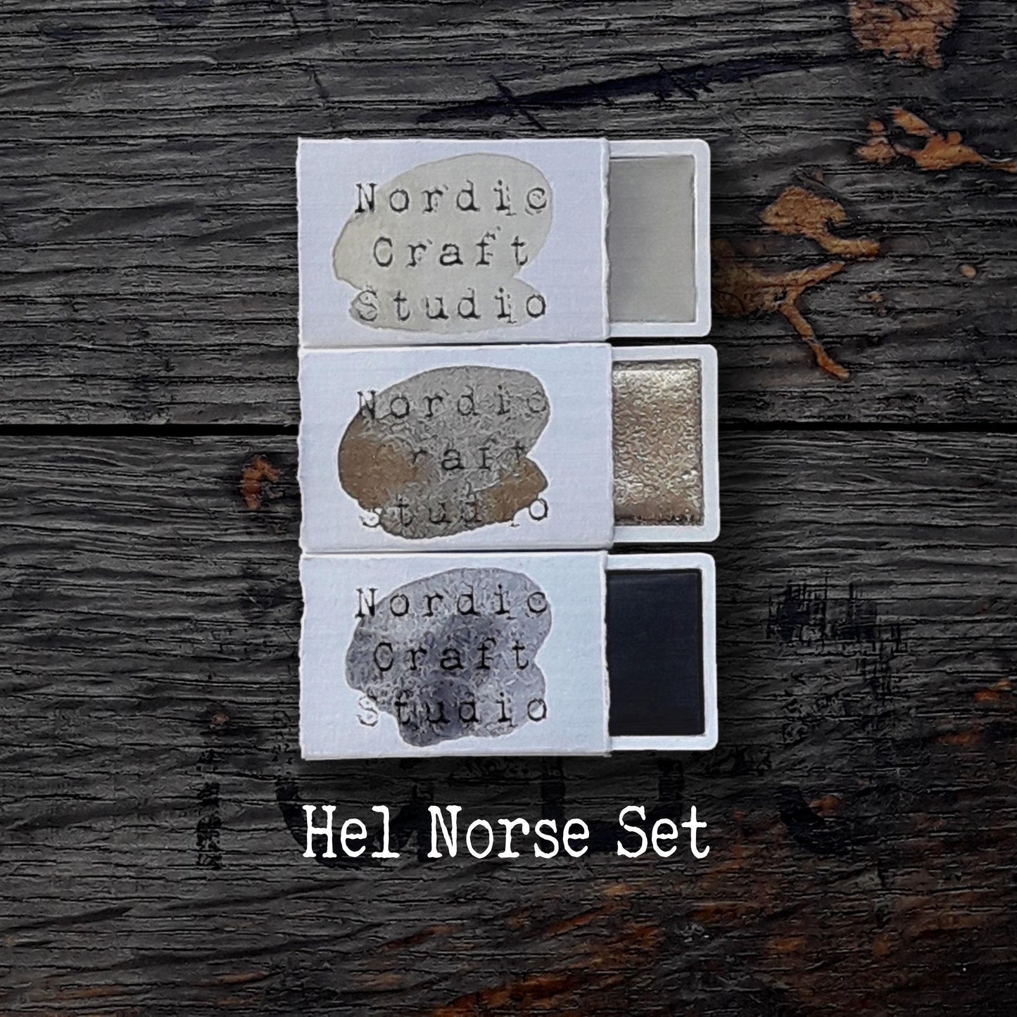 Complete Norse Set - Handmade Watercolor Paints of Artist Quality in Half and Full Pans