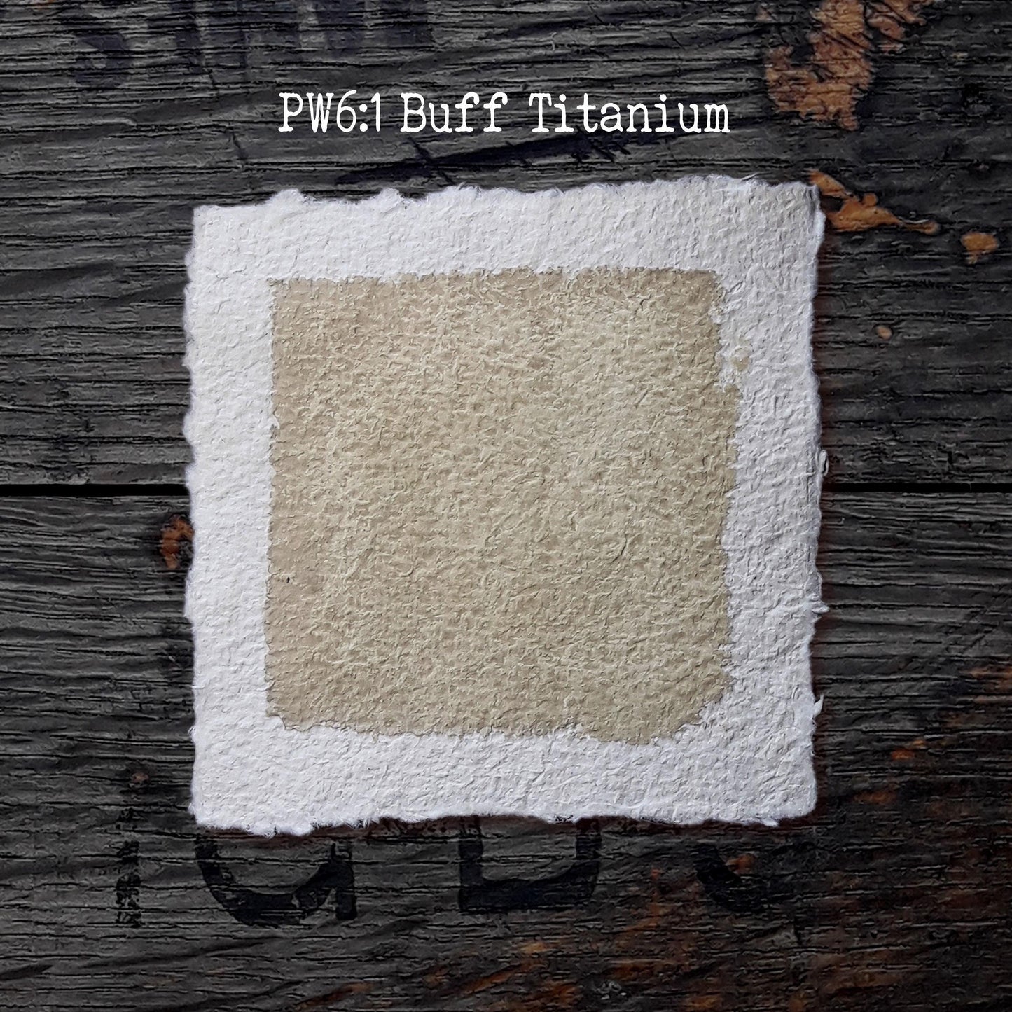 PW6:1 Buff Titanium - Handmade Watercolour Paint of Artist Quality