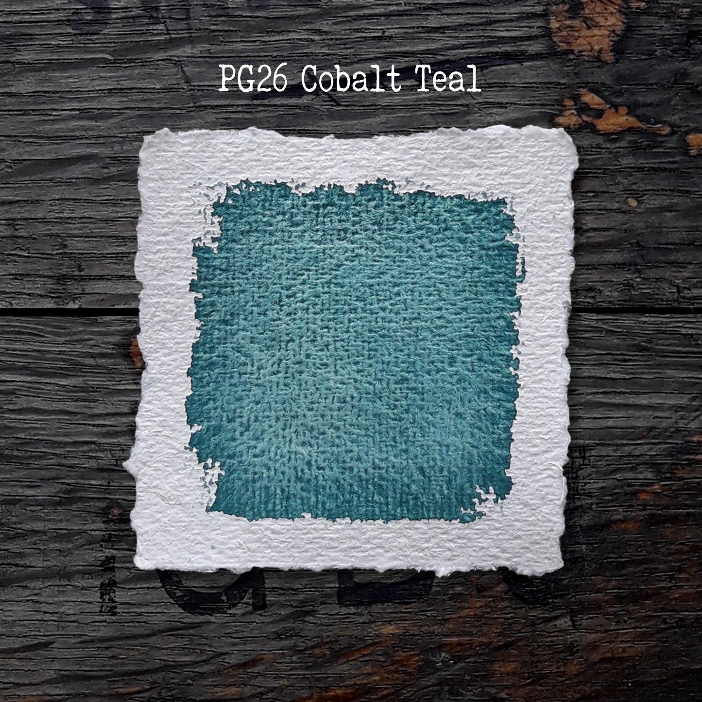 PG26 Cobalt Teal - Handmade Watercolour Paint of Artist Quality