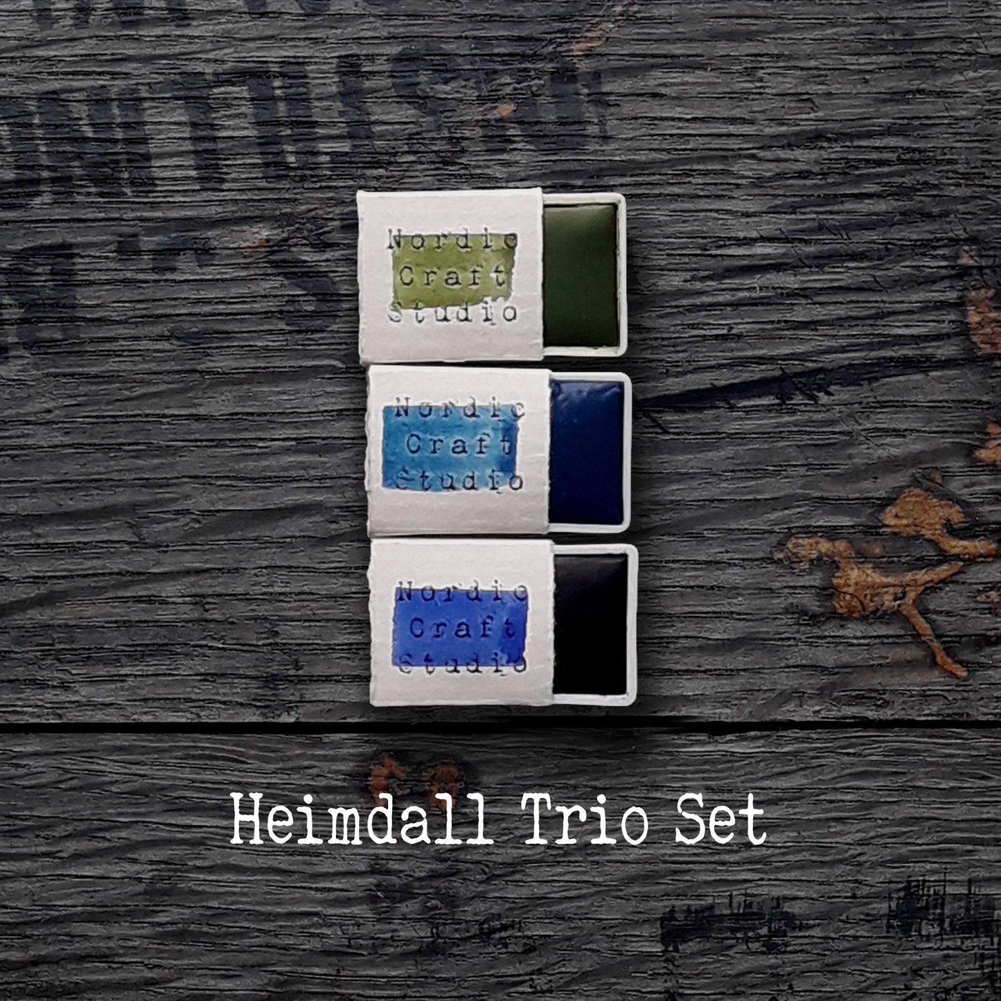 PB36 Cobalt Cerulean - Handmade Watercolor Paint of Artist Quality in Half and Full Pans
