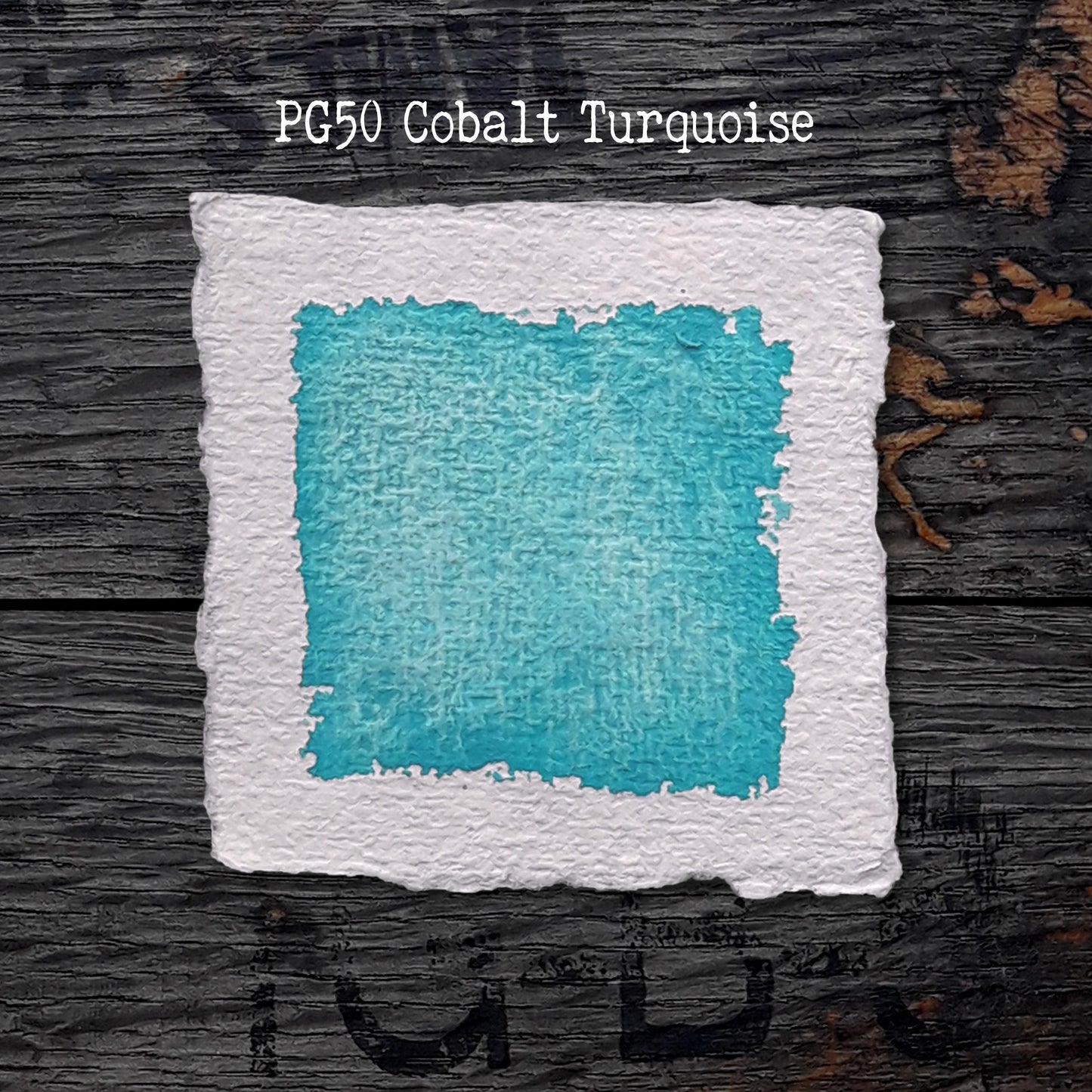 PG50 Cobalt Turquoise - Handmade Watercolour Paint of Artist Quality
