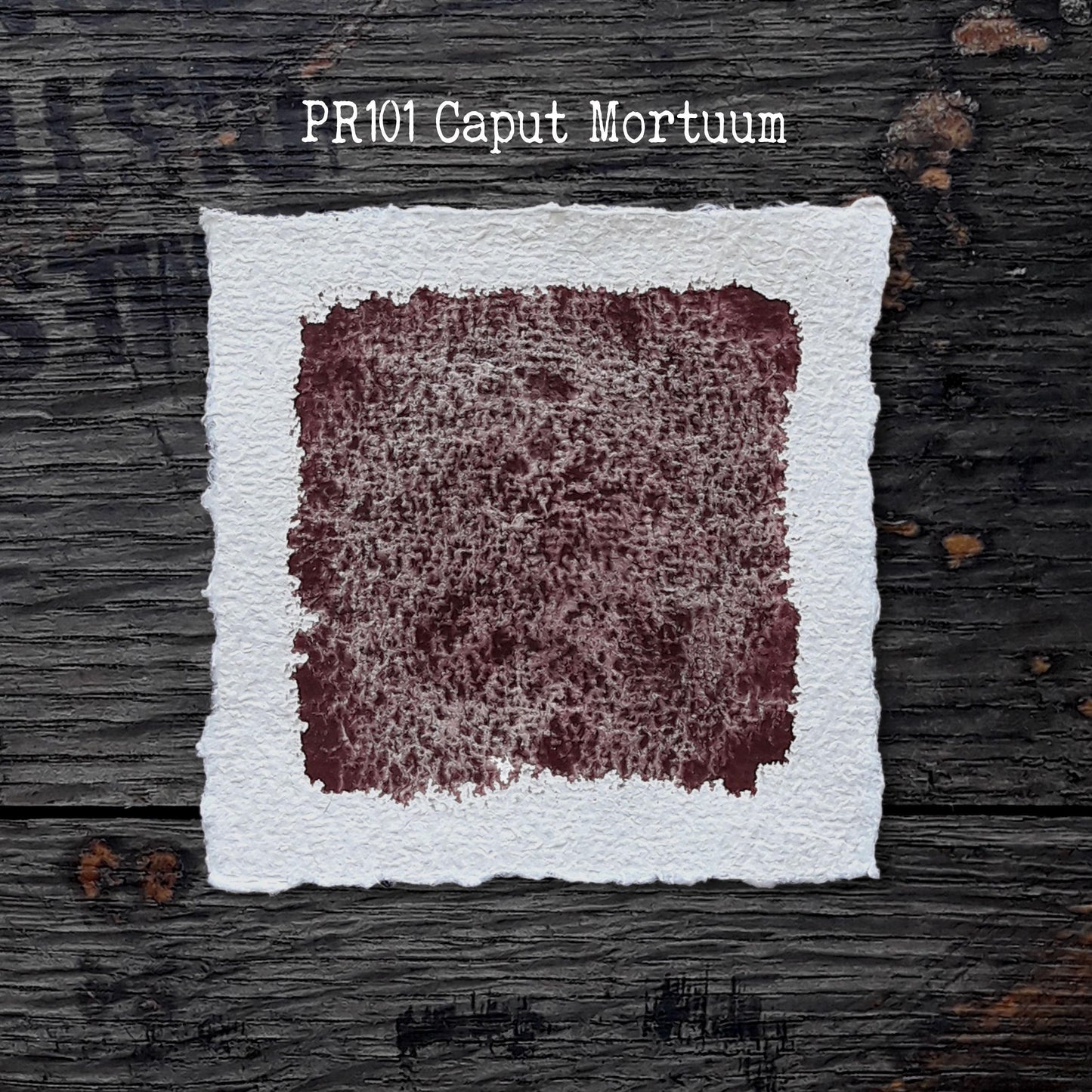 PR101 Caput Mortuum - Handmade Watercolour Paint of Artist Quality