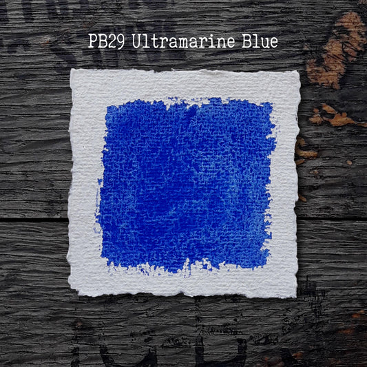 PB29 Azul Ultramar - Acuarela artesanal de calidad artística en medias y pastillas completas