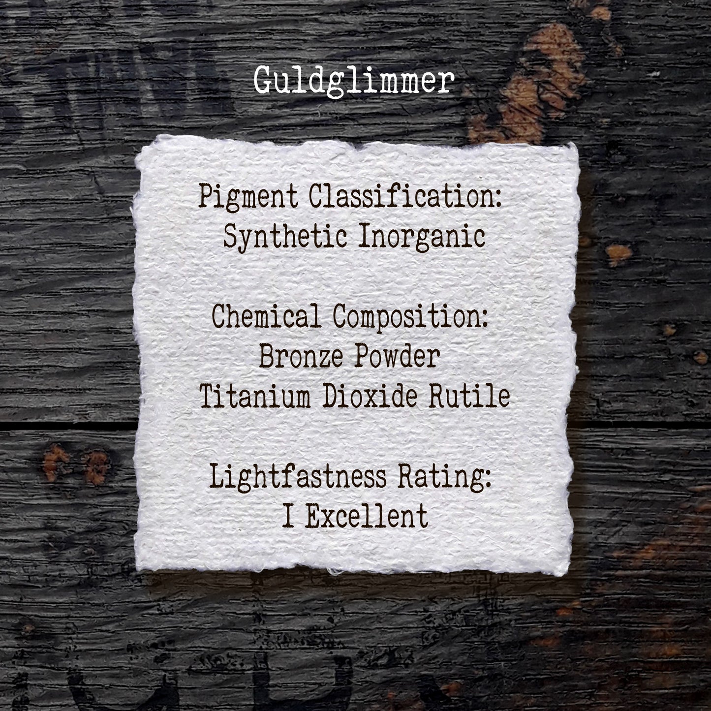 PM2/PW6:1 Guldglimmer - Handmade Watercolour Paint of Artist Quality
