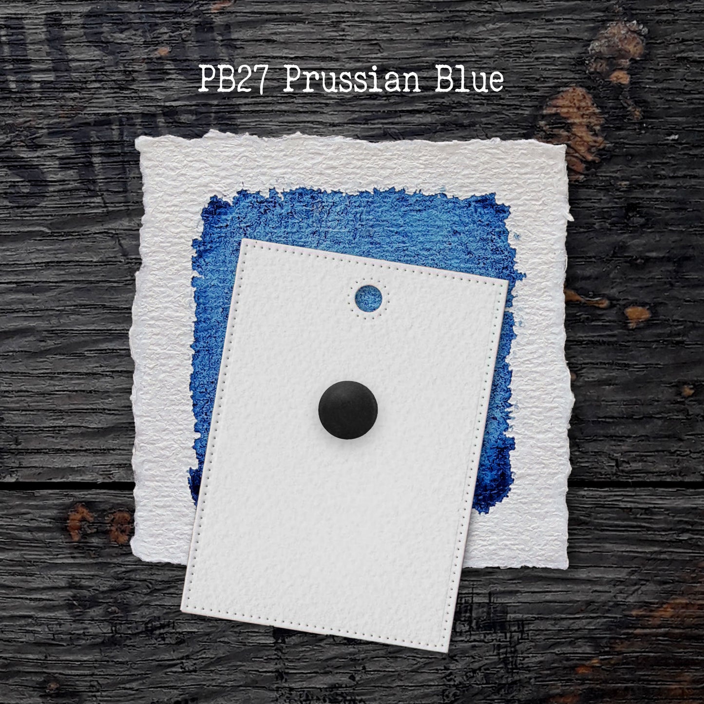PB27 Prussian Blue - Handmade Watercolour Paint of Artist Quality in Half and Full Pans