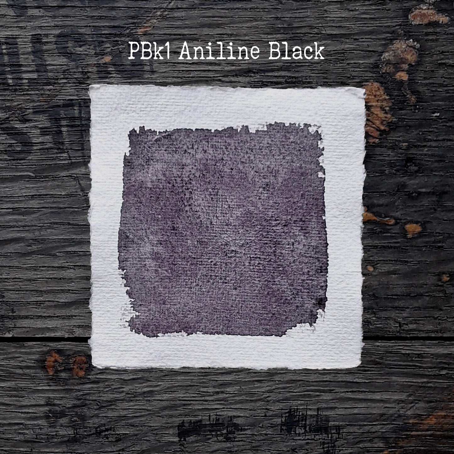PBk1 Aniline Black - Handmade Watercolour Paint of Artist Quality