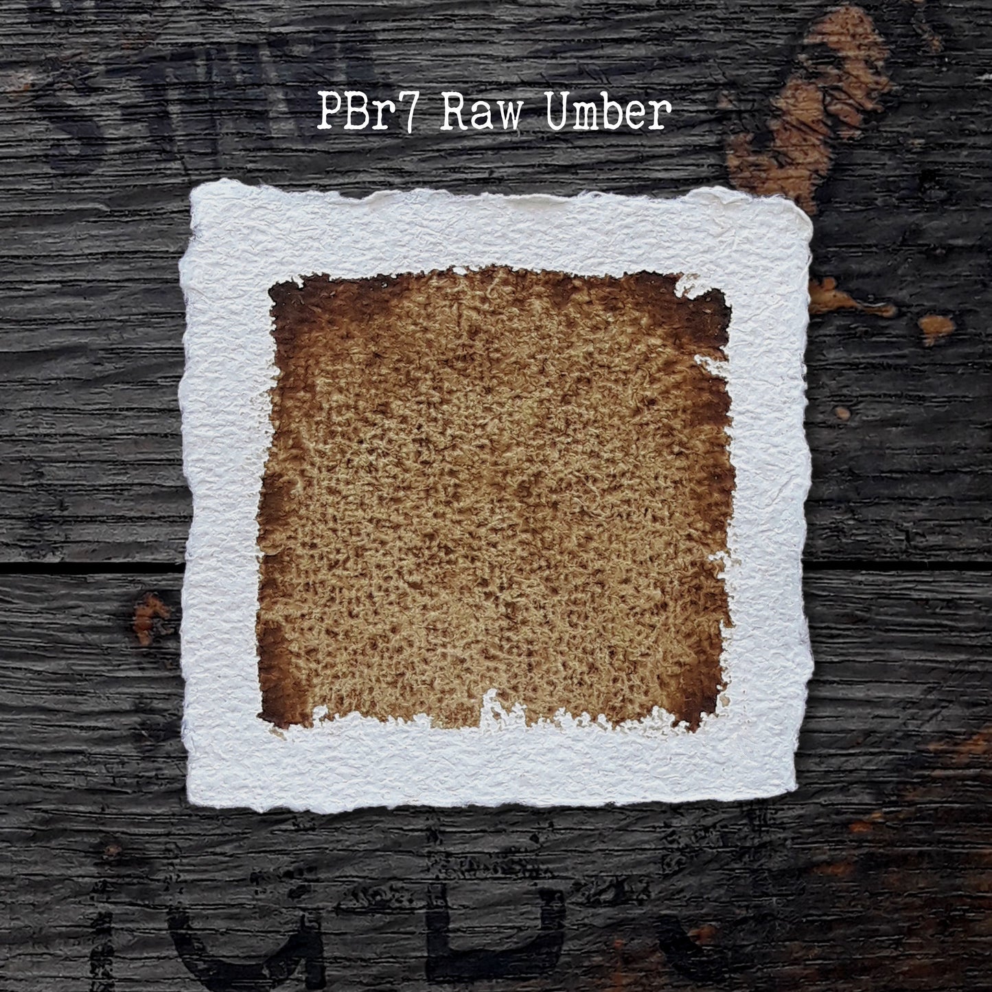 PBr7 Raw Umber - Handmade Watercolour Paint of Artist Quality