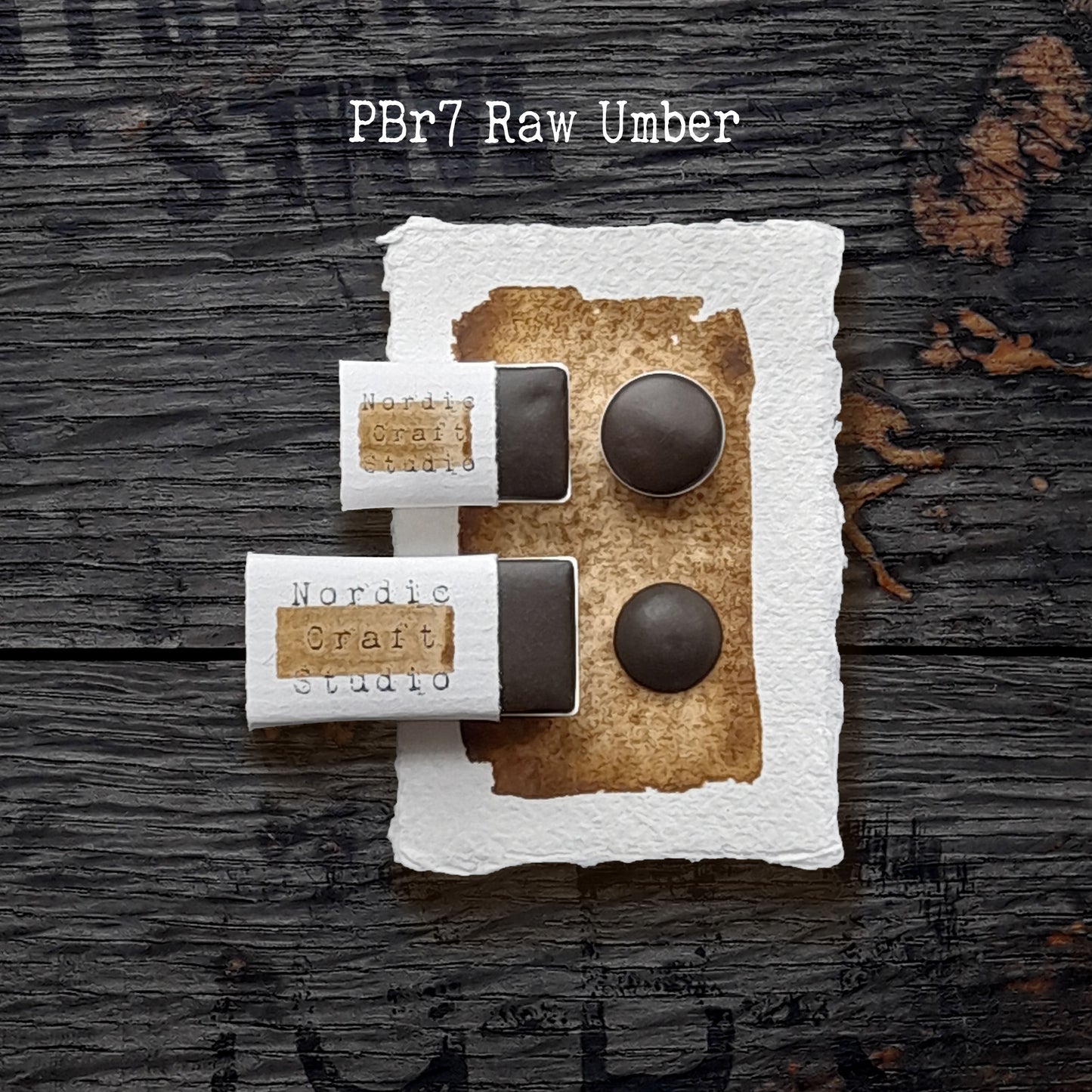 PBr7 Raw Umber - Handmade Watercolour Paint of Artist Quality