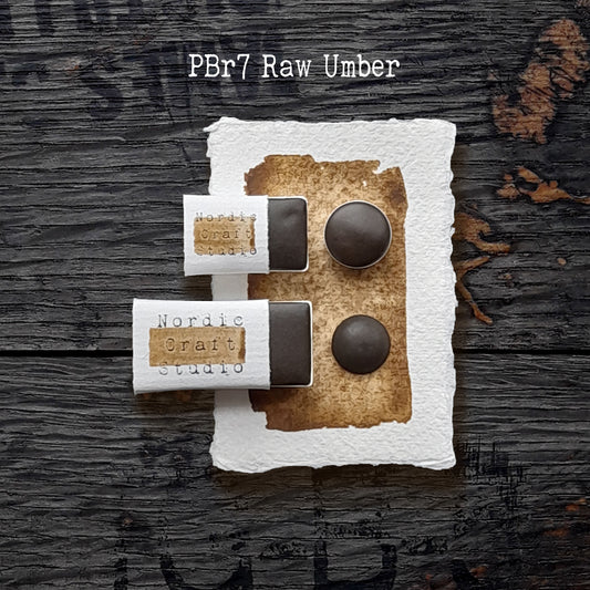 PBr7 Raw Umber - Handmade Watercolour Paint of Artist Quality