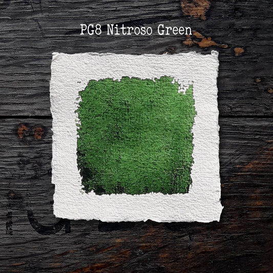 PG8 Nitroso Green - Handmade Watercolour Paint of Artist Quality