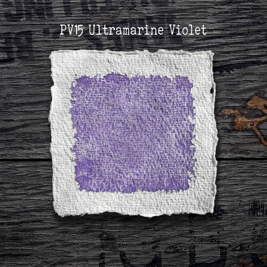 PV15 Ultramarine Violet - Handmade Watercolour Paint of Professional Artist Quality | NordicCraftStudio