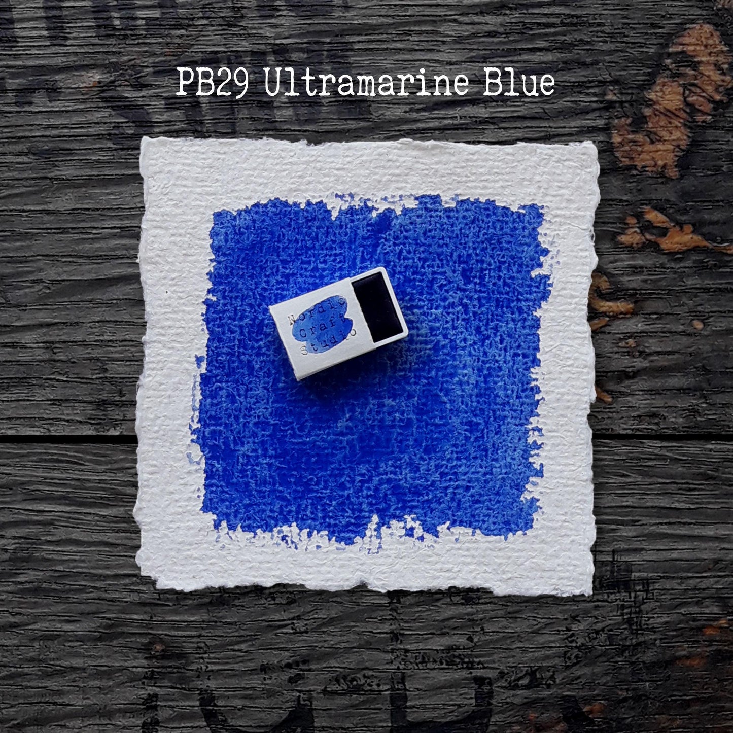 PB29 Azul Ultramar - Acuarela artesanal de calidad artística en medias y pastillas completas