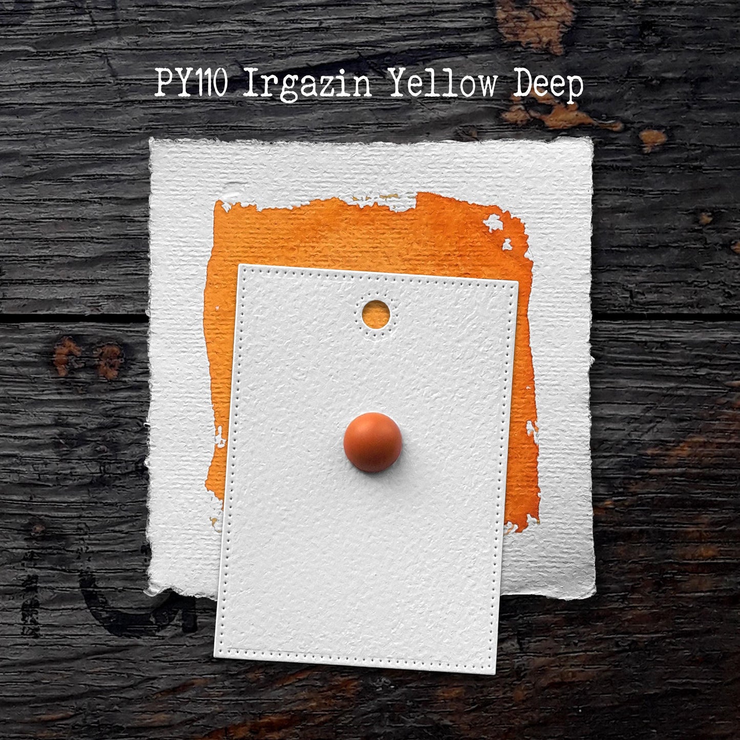 PY110 Irgazin Yellow Deep - Handmade Watercolour Paint of Artist Quality in Half and Full Pans