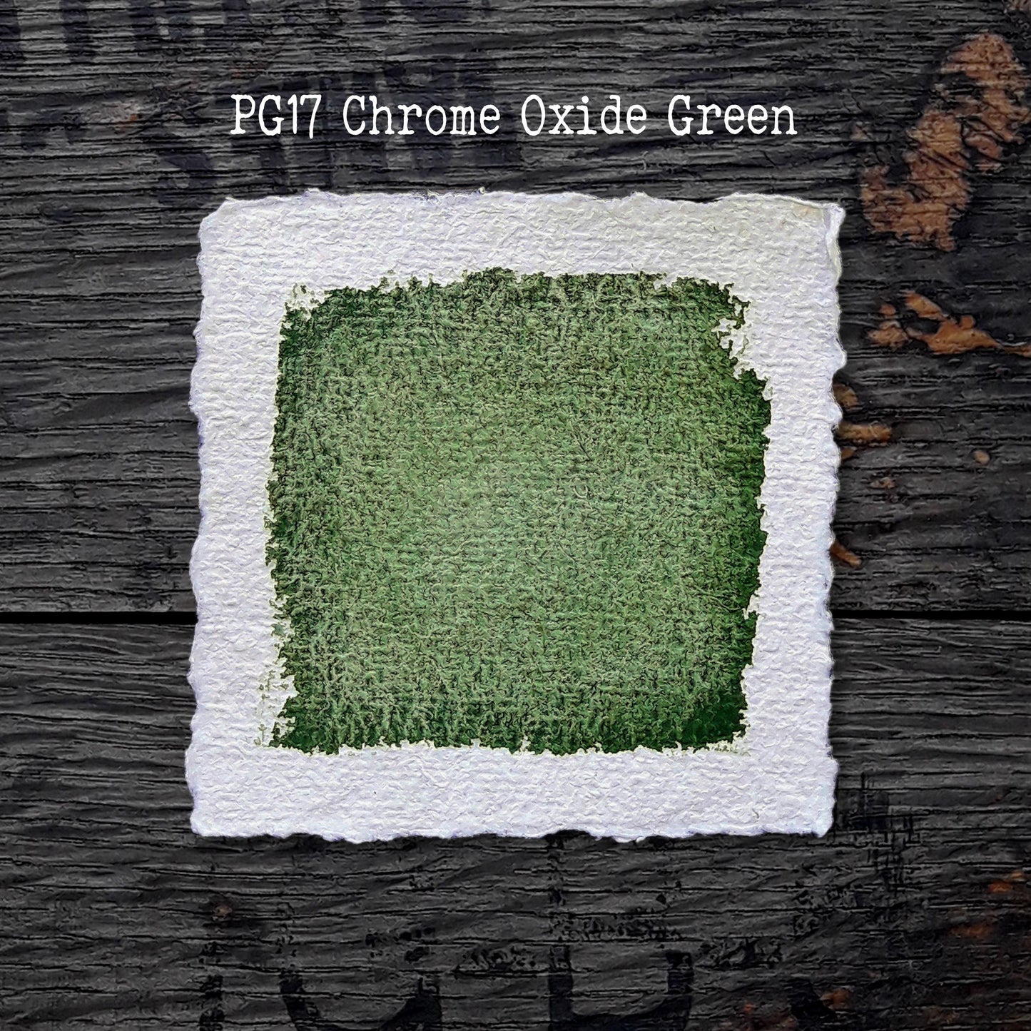 PG17 Chrome Oxide Green - Handmade Watercolour Paint of Artist Quality