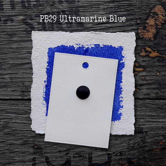 PB29 Ultramarine Blue - Handmade Watercolor Paint Of Artist Quality On Dot Card