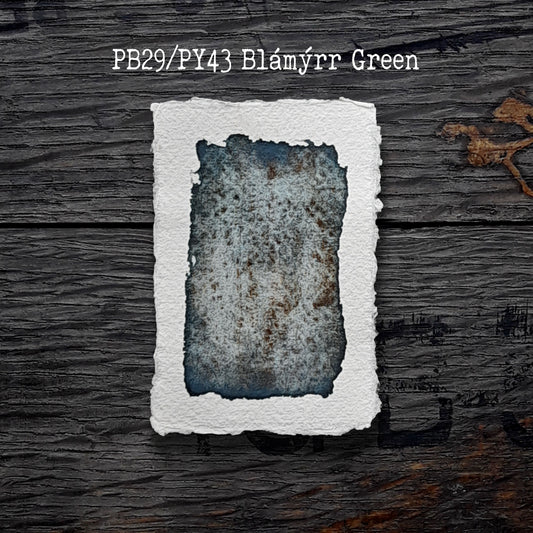 Blámýrr Green - Handmade Watercolour Paint of Professional Artist Quality | NordicCraftStudio