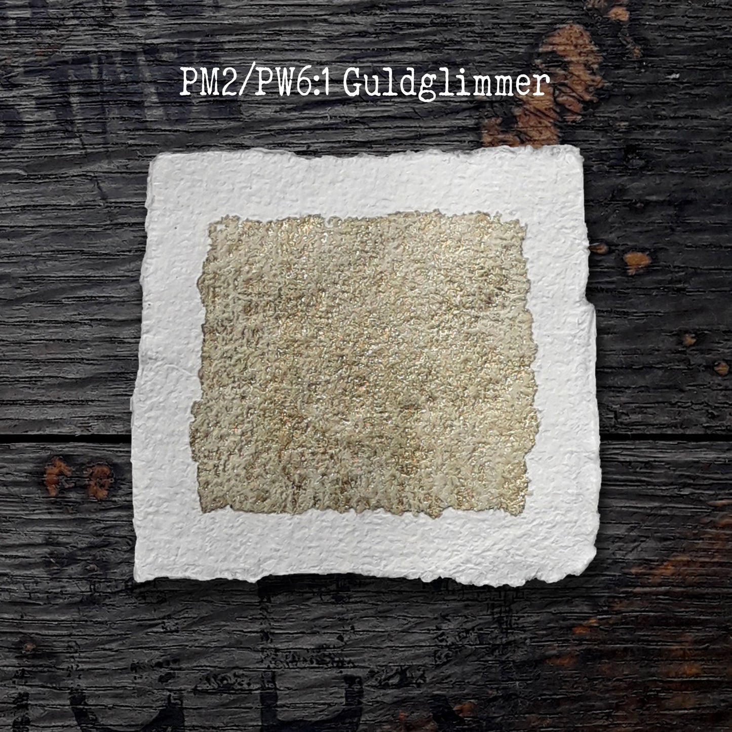 PM2/PW6:1 Guldglimmer - Handmade Watercolour Paint of Professional Artist Quality