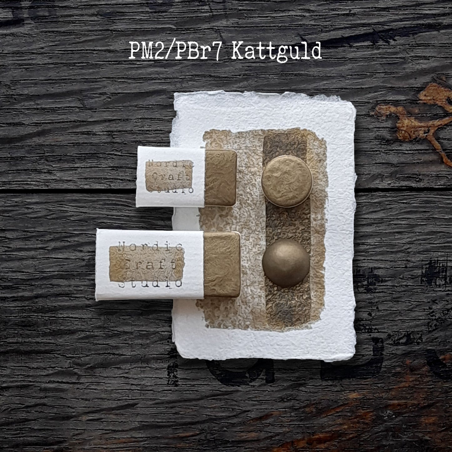 PM2/PBr7 Kattguld - Handmade Watercolour Paint of Professional Artist Quality