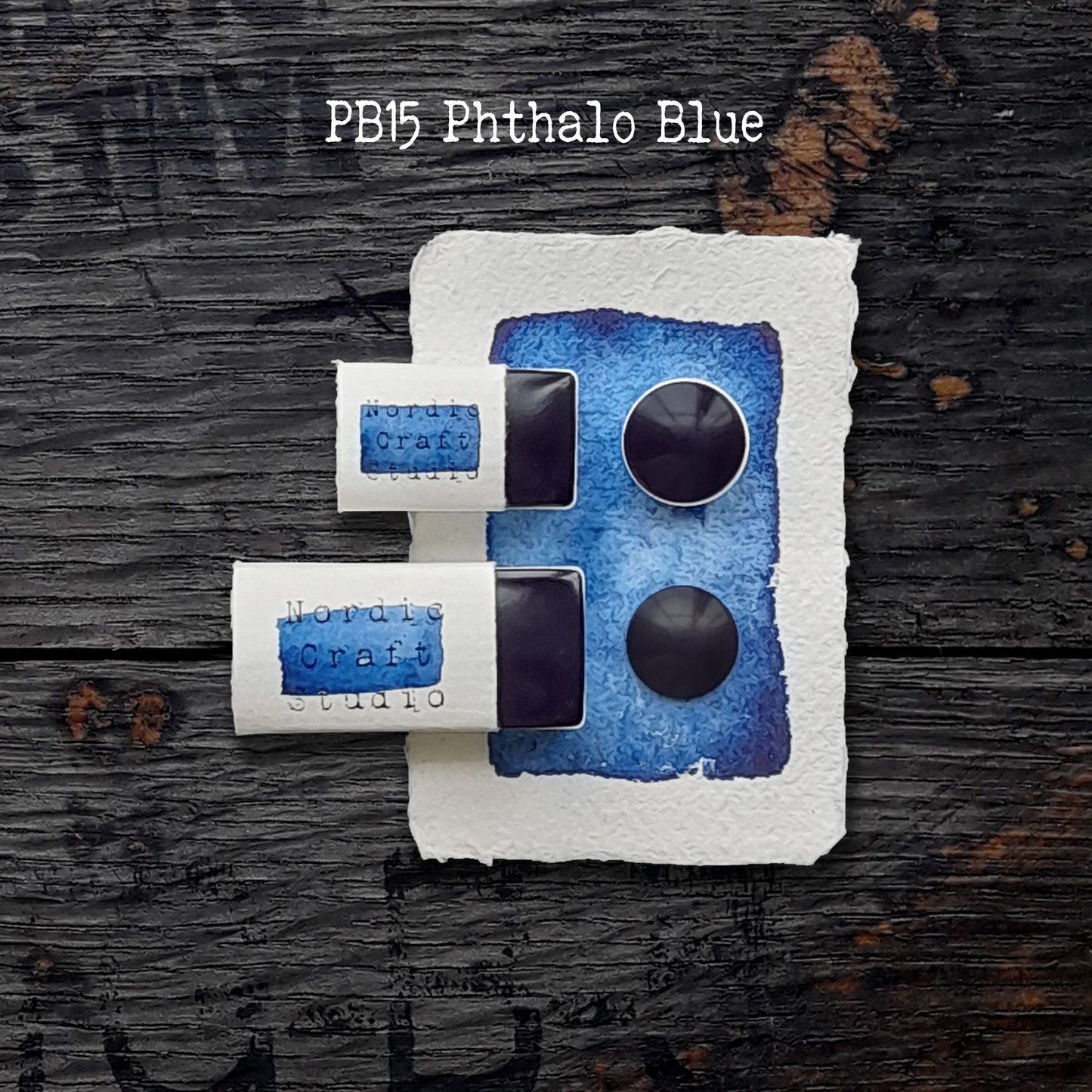 PB15 Phthalo Blue - Handmade Watercolour Paint of Professional Artist Quality