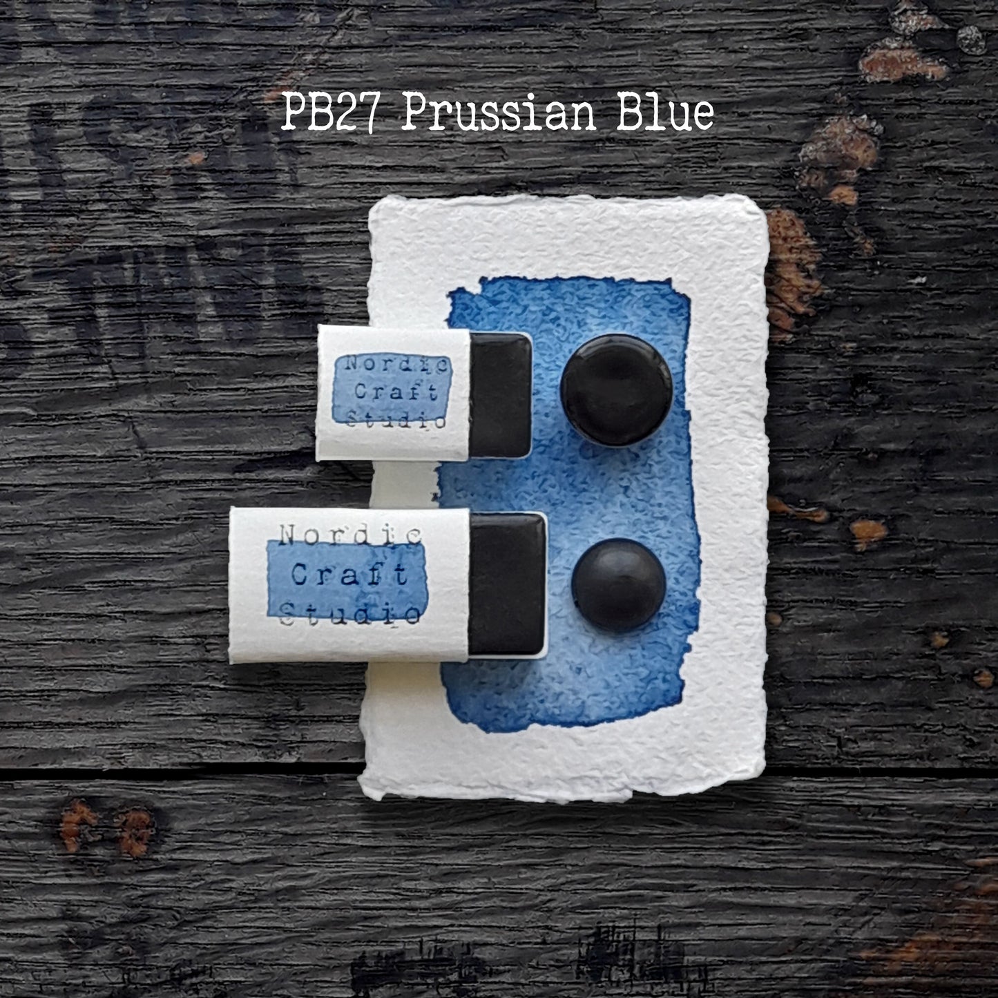 PB27 Prussian Blue - Handmade Watercolour Paint of Professional Artist Quality