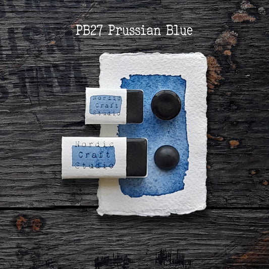 PB27 Prussian Blue - Handmade Watercolour Paint of Professional Artist Quality