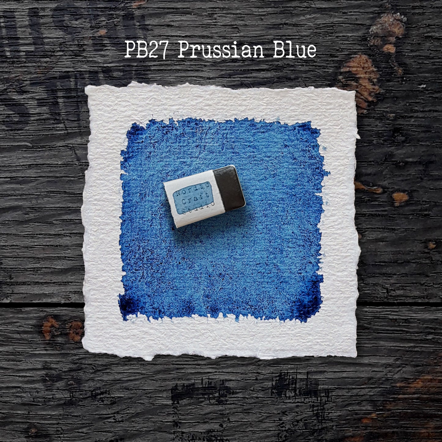PB27 Prussian Blue - Handmade Watercolour Paint of Artist Quality in Half and Full Pans