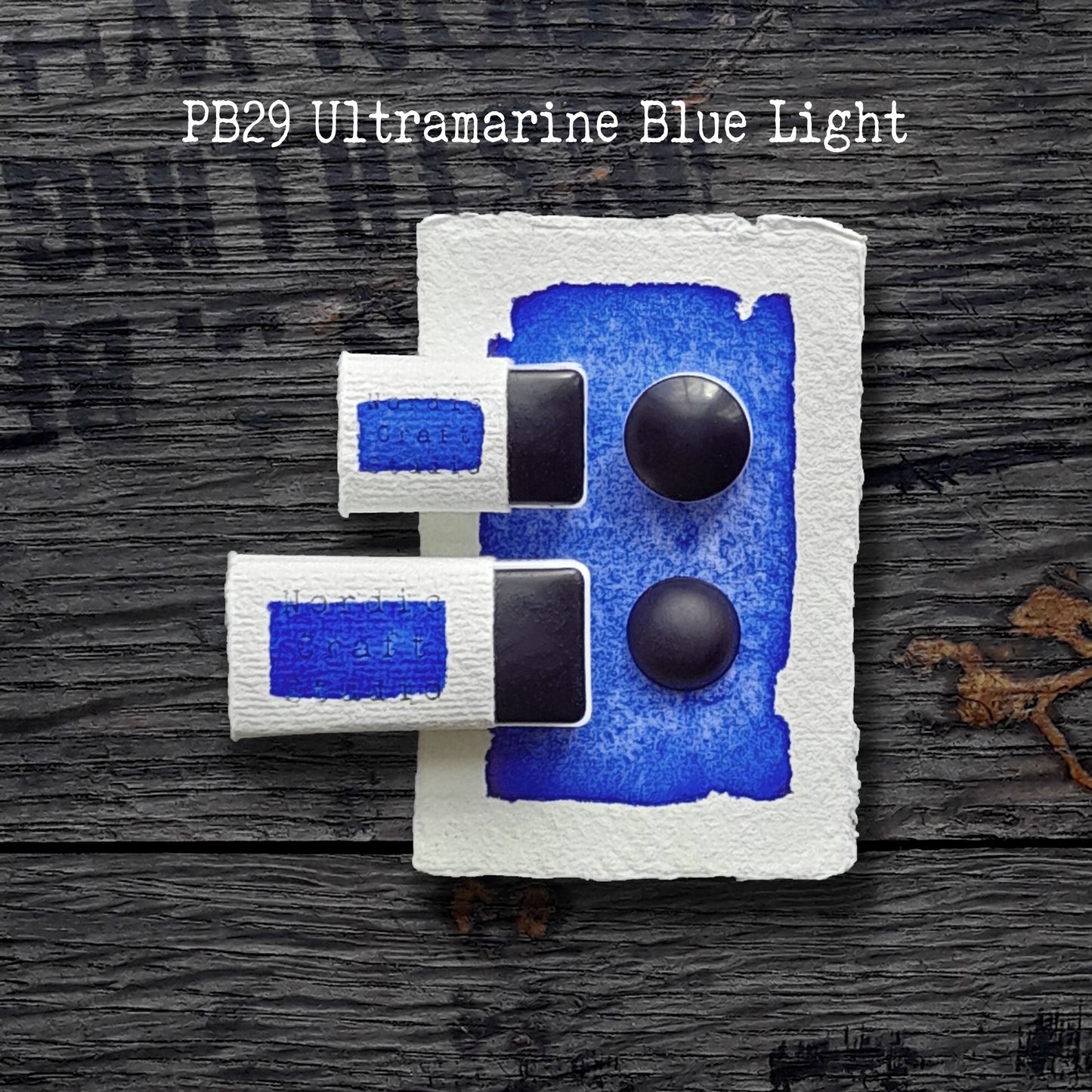 PB29 Ultramarine Blue Light - Handmade Watercolour Paint of Professional Artist Quality | NordicCraftStudio