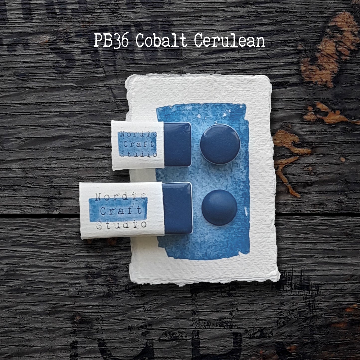 PB36 Cobalt Cerulean - Handmade Watercolour Paint of Professional Artist Quality