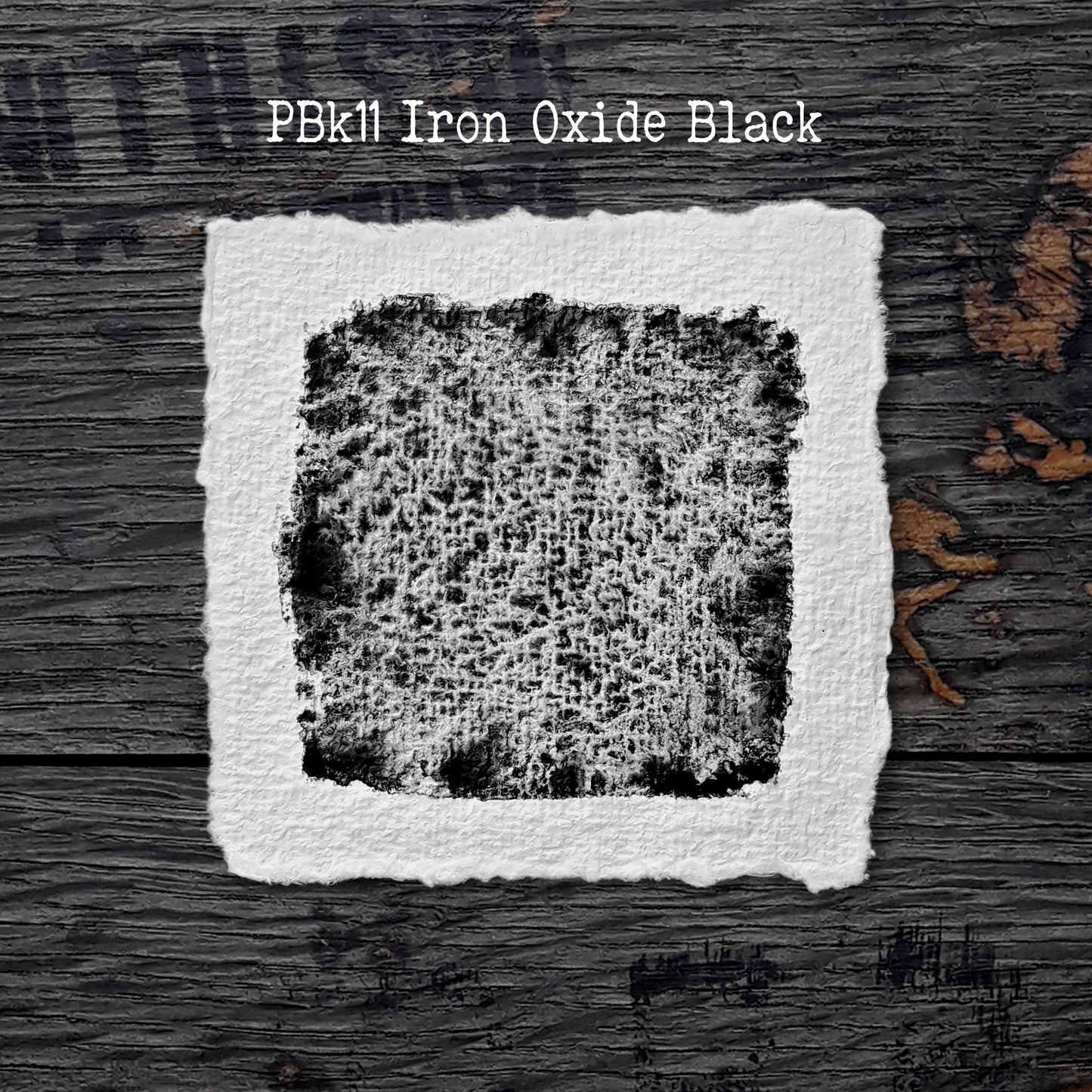 PBk11 Iron Oxide Black - Handmade Watercolour Paint of Professional Artist Quality