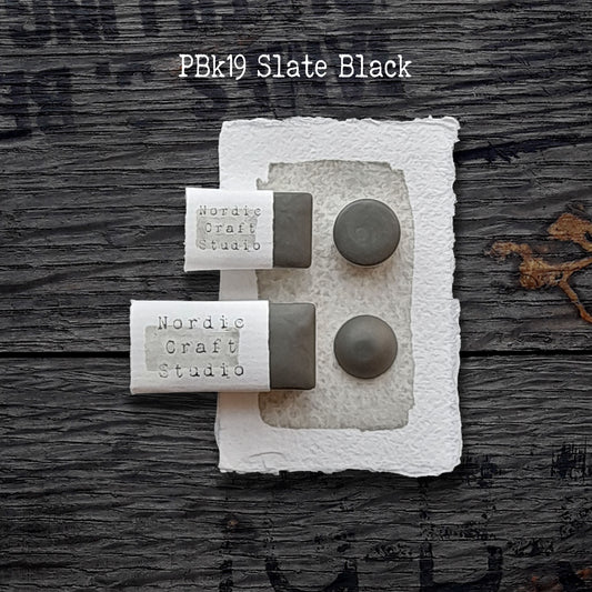 PBk19 Slate Black - Handmade Watercolour Paint of Professional Artist Quality