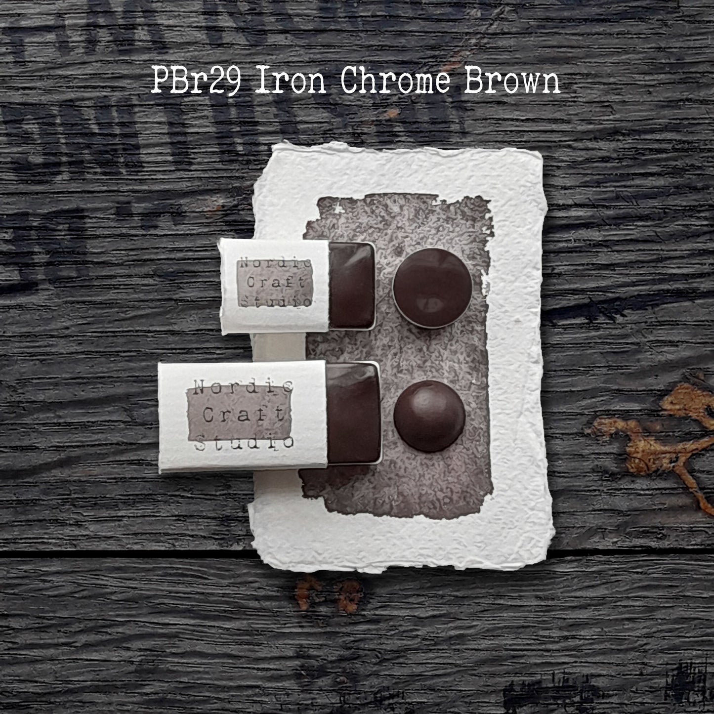 PBr29 Iron Chrome Brown - Handmade Watercolour Paint of Professional Artist Quality