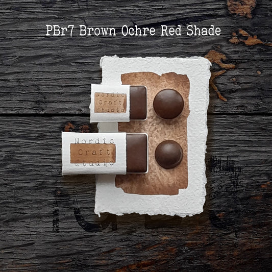 PBr7 Brown Ochre [Red Shade] - Handmade Watercolour Paint of Artist Quality
