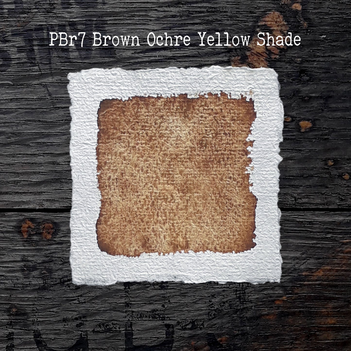 PBr7 Brown Ochre Yellow Shade - Handmade Watercolour Paint of Professional Artist Quality