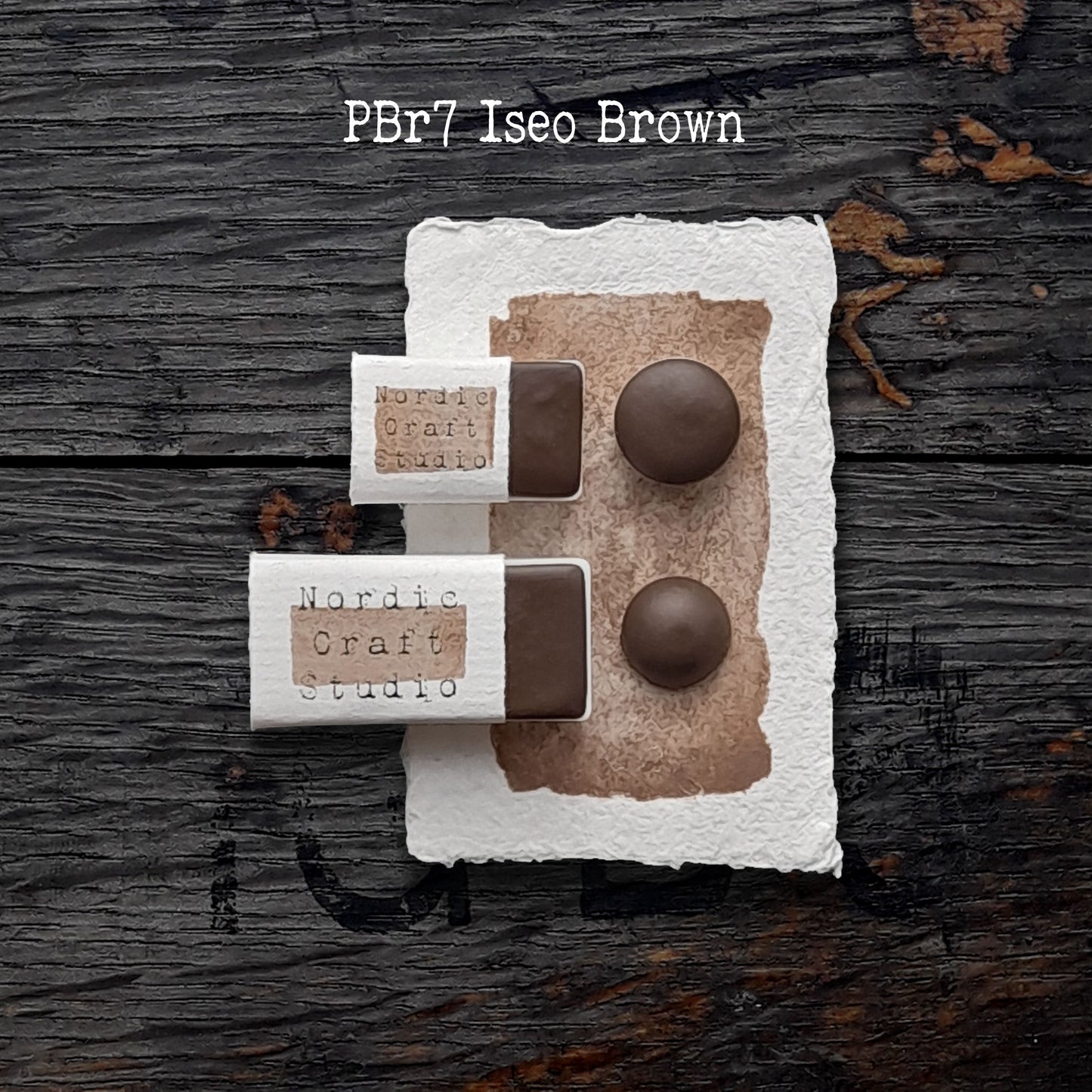 PBr7 Iseo Brown - Handmade Watercolour Paint of Professional Artist Quality