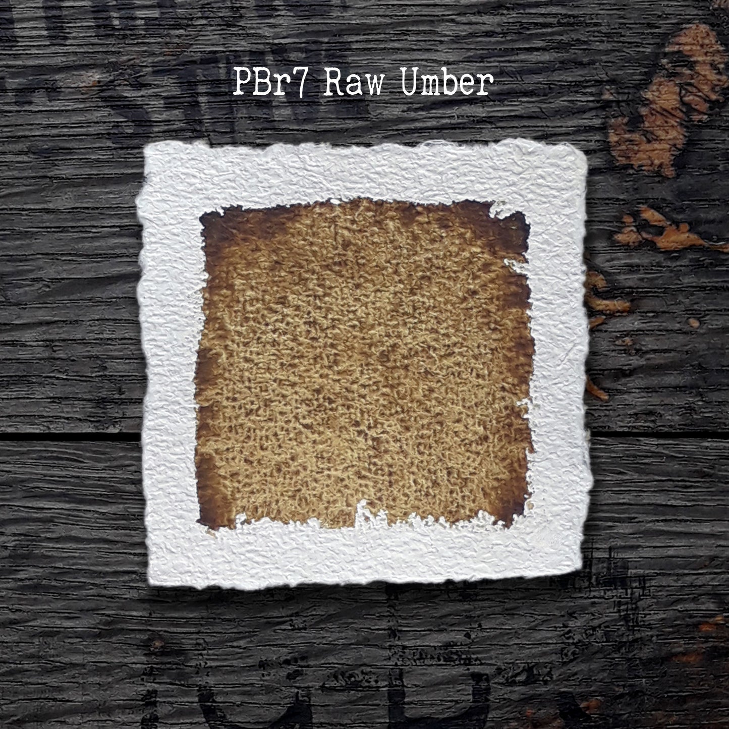 PBr7 Raw Umber - Handmade Watercolour Paint of Professional Artist Quality