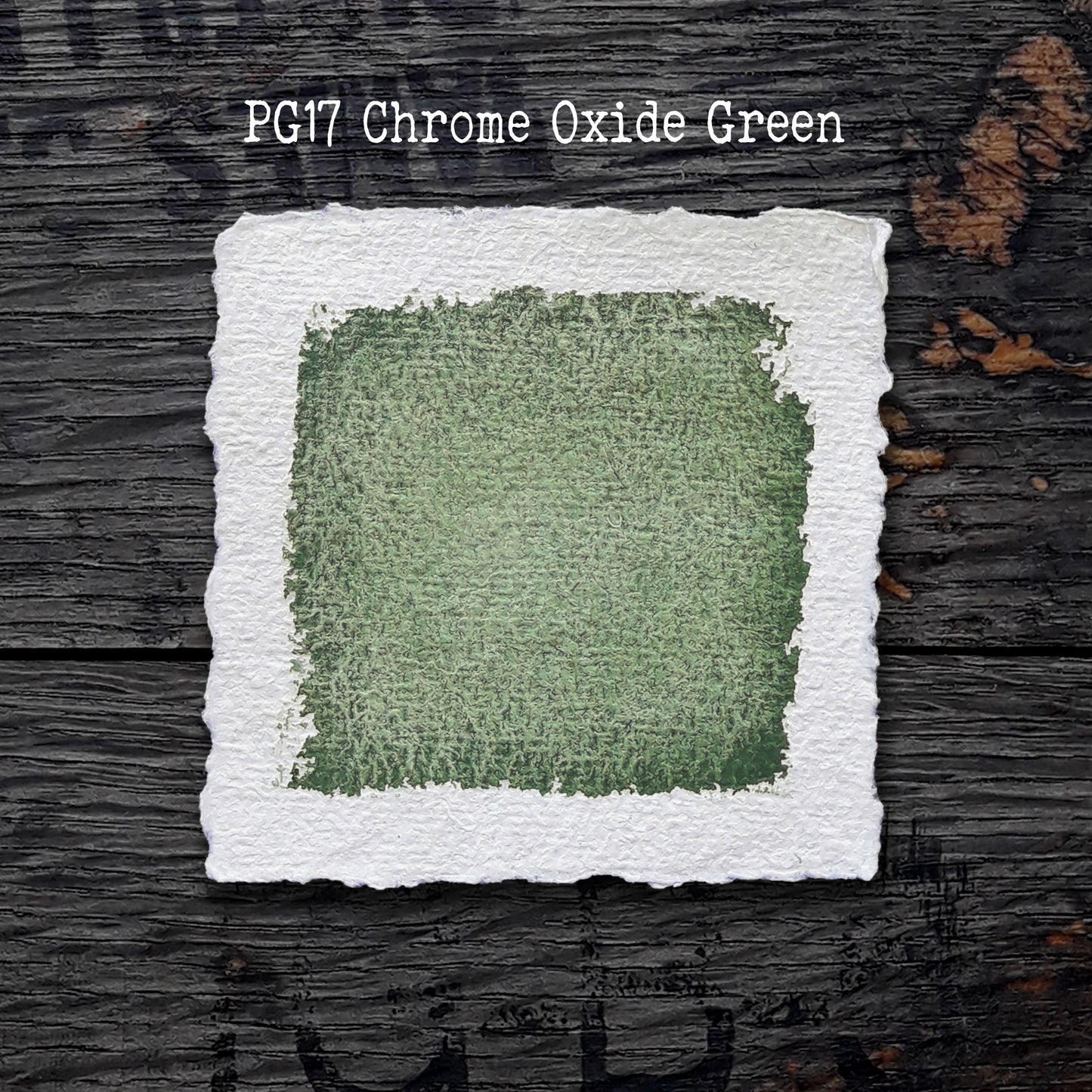PG17 Chrome Oxide Green - Handmade Watercolour Paint of Professional Artist Quality