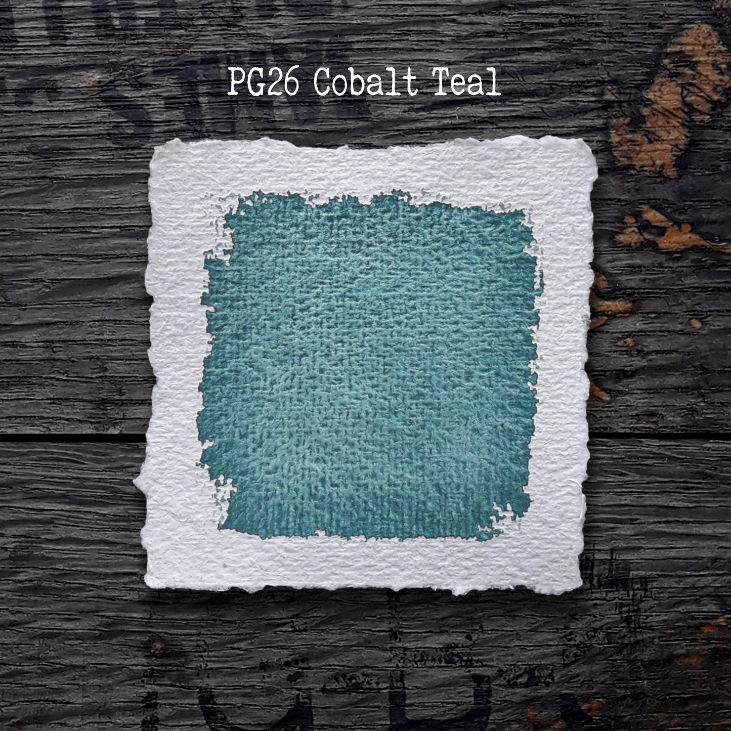 PG26 Cobalt Teal - Handmade Watercolour Paint of Professional Artist Quality