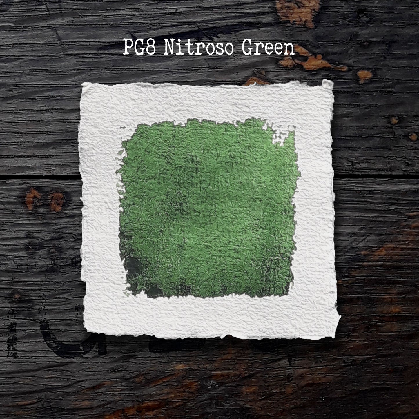PG8 Nitroso Green - Handmade Watercolour Paint of Professional Artist Quality