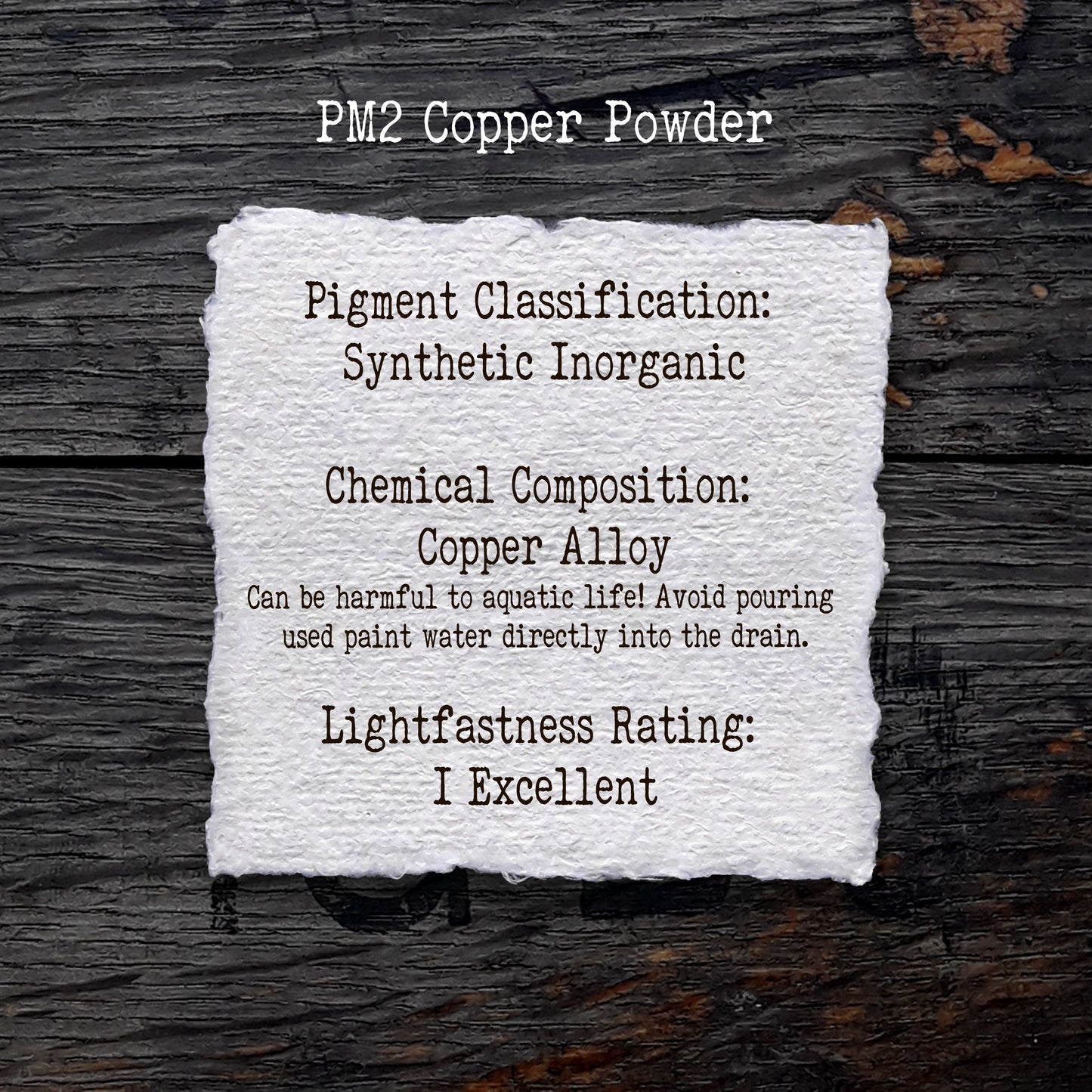 PM2 Copper Powder - Handmade Watercolour Paint of Professional Artist Quality