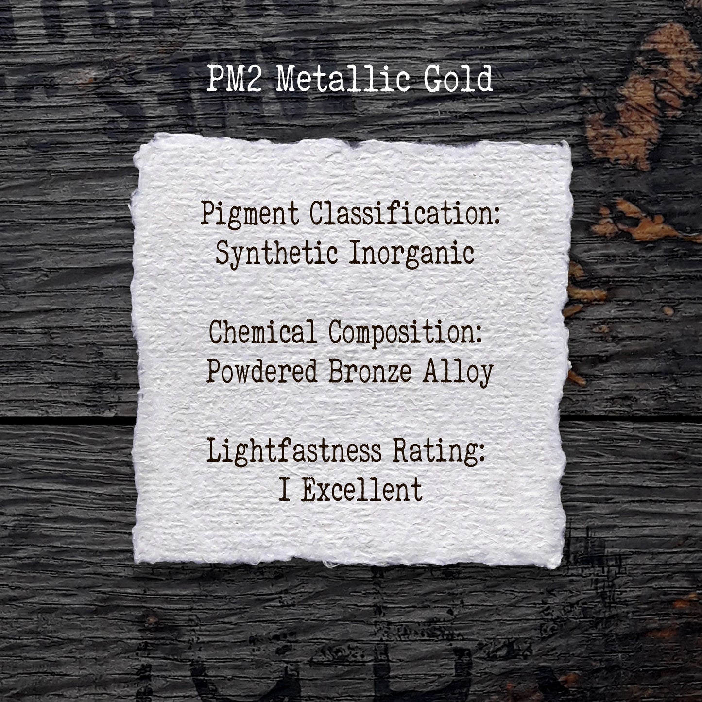 PM2 Metallic Gold - Handmade Watercolour Paint of Professional Artist Quality | NordicCraftStudio