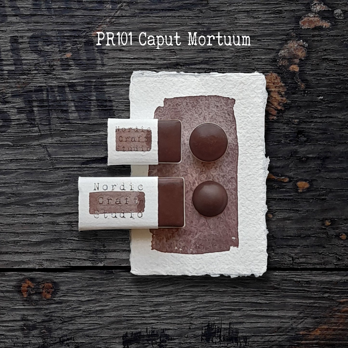 PR101 Caput Mortuum - Handmade Watercolour Paint of Professional Artist Quality