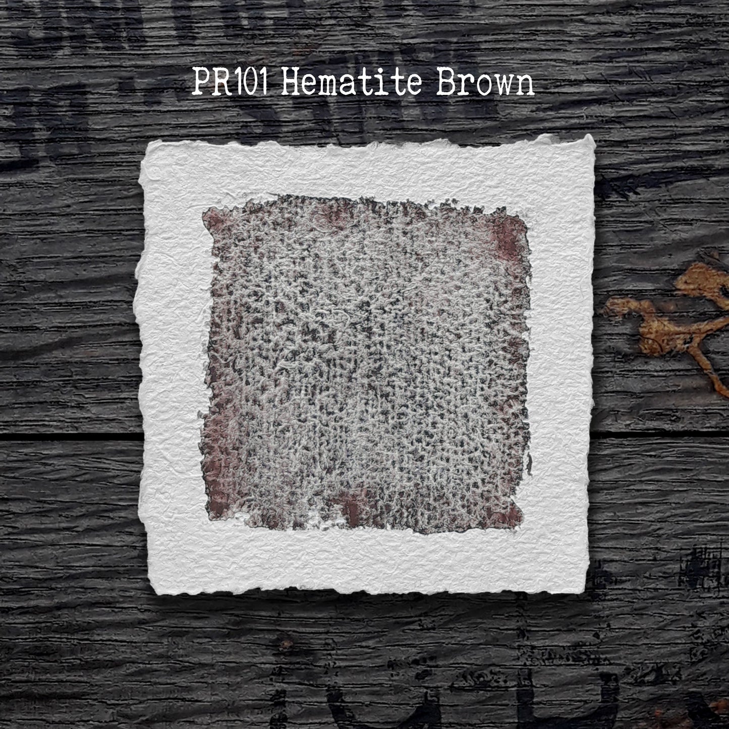 PR101 Hematite Brown - Handmade Watercolour Paint of Professional Artist Quality