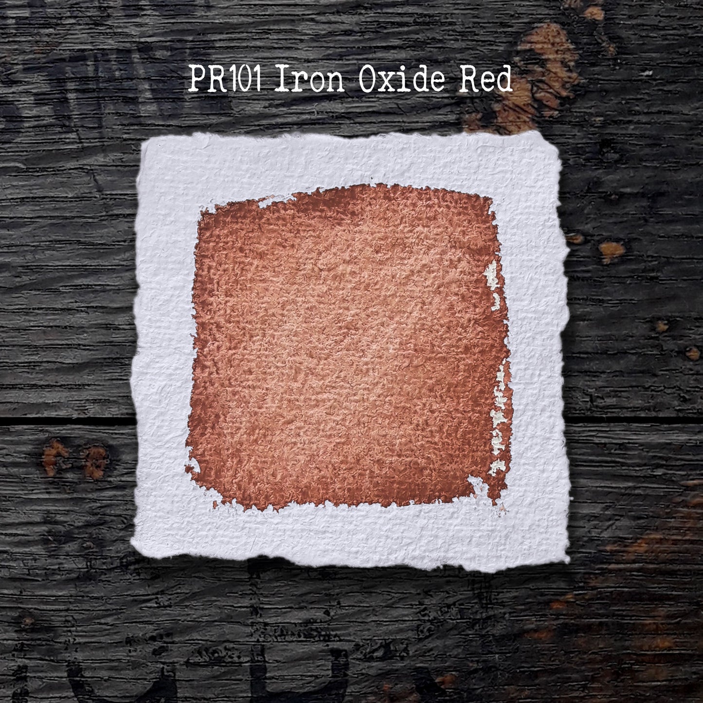 PR101 Iron Oxide Red - Handmade Watercolour Paint of Professional Artist Quality