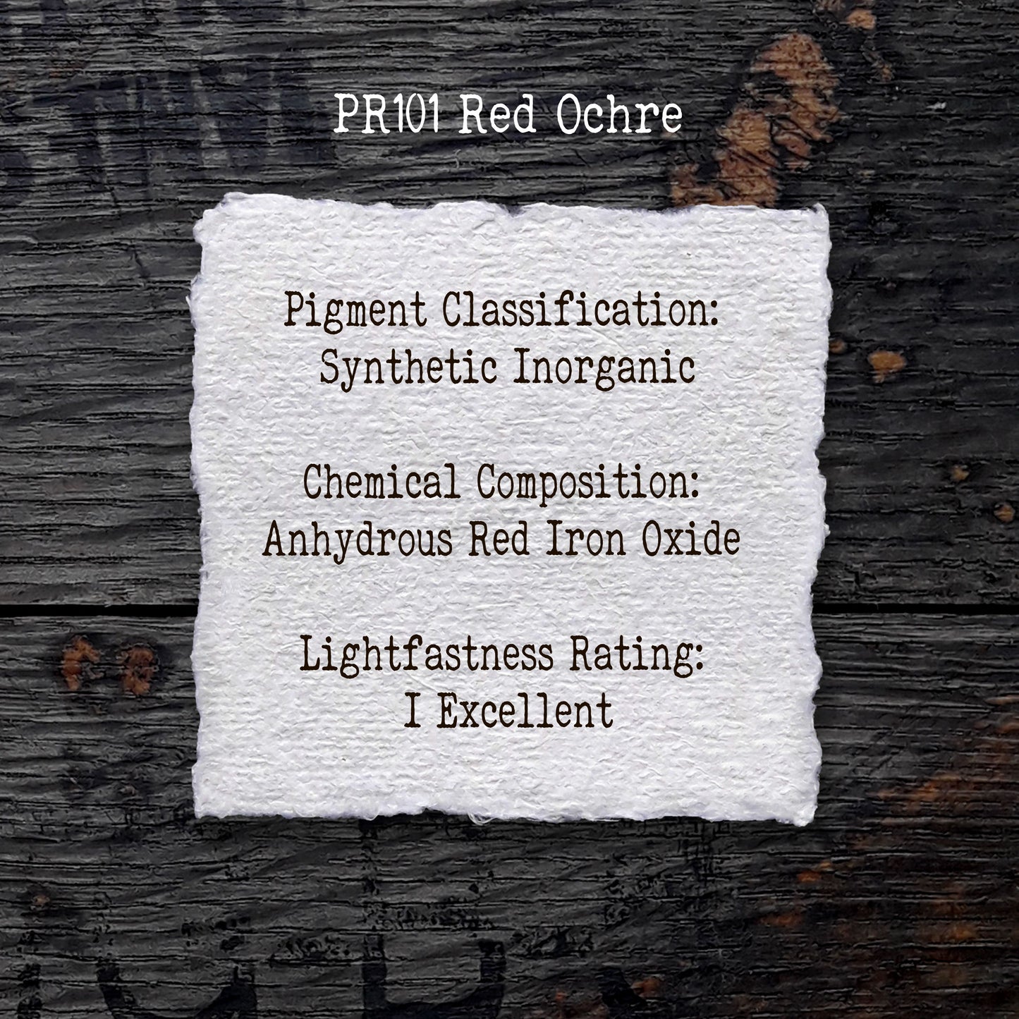 PR101 Red Ochre - Handmade Watercolour Paint of Professional Artist Quality