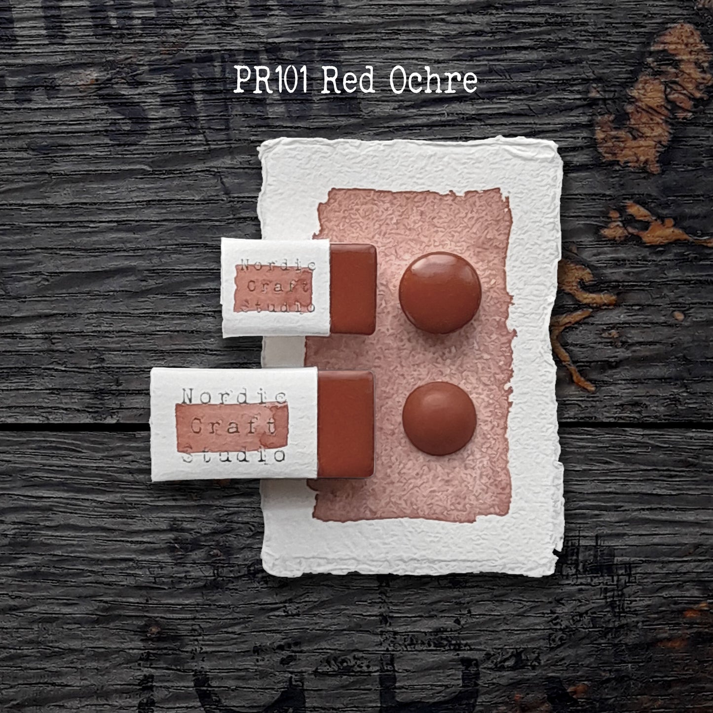 PR101 Red Ochre - Handmade Watercolour Paint of Professional Artist Quality