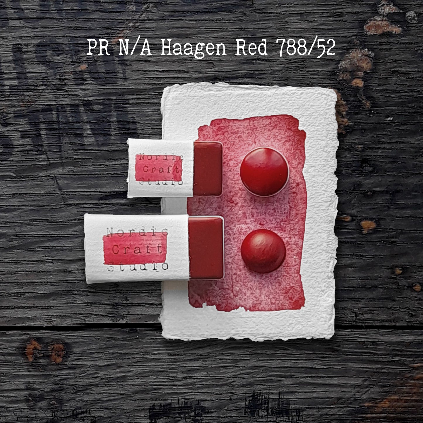 PR N/A Haagen Red 788/52 - Handmade Watercolour Paint of Professional Artist Quality