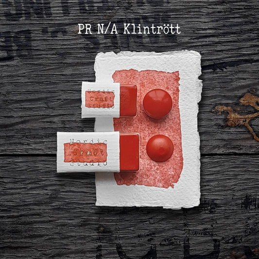 PR N/A Klintrött - Handmade Watercolour Paint of Professional Artist Quality