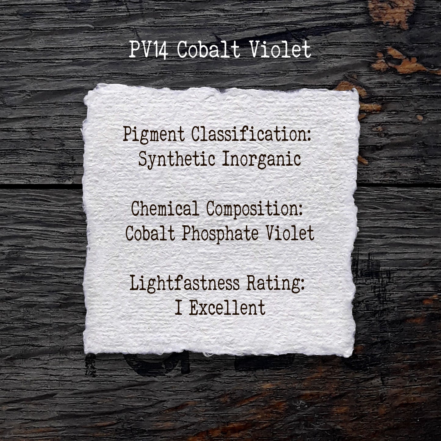 PV14 Cobalt Violet - Handmade Watercolour Paint of Professional Artist Quality