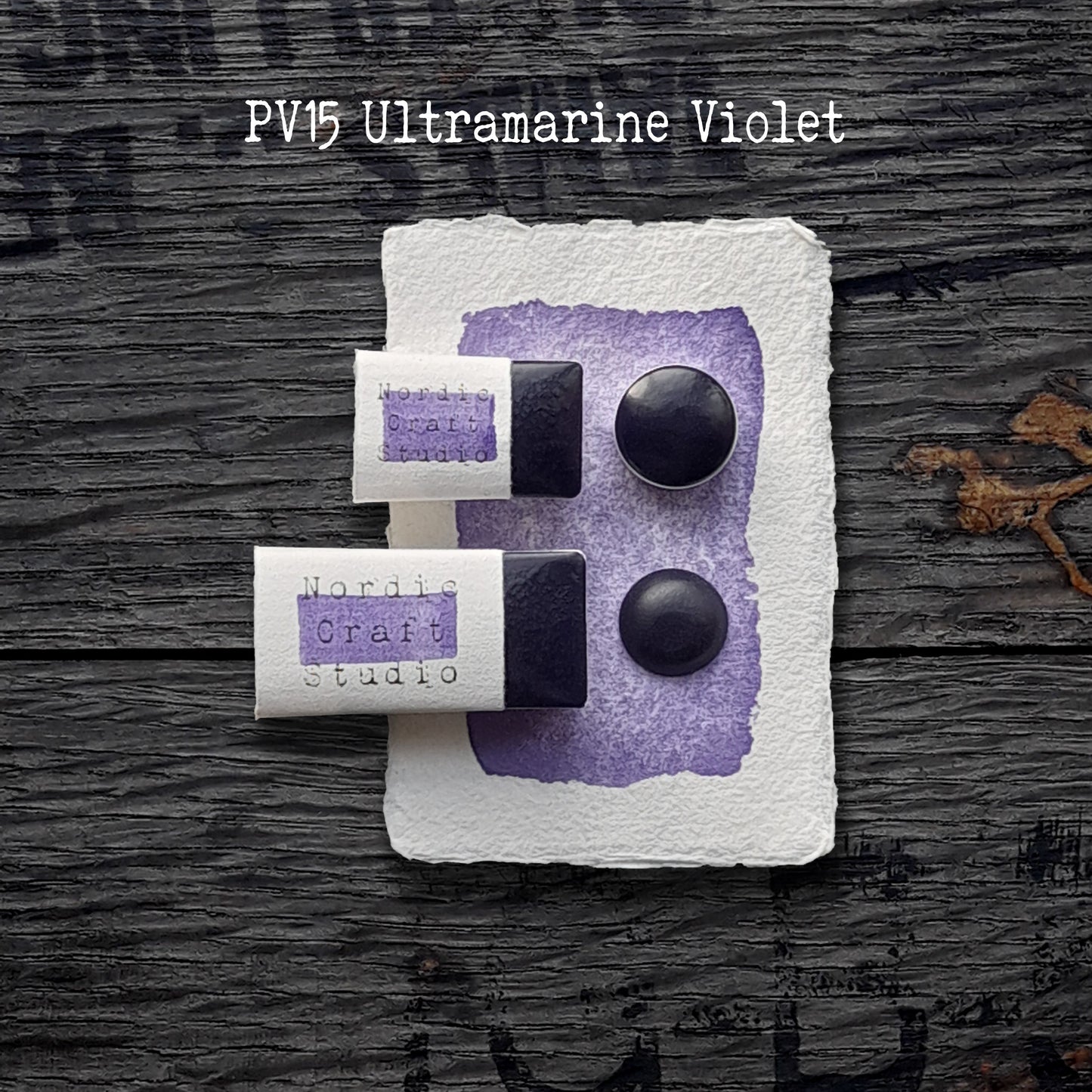 PV15 Ultramarine Violet - Handmade Watercolour Paint of Professional Artist Quality