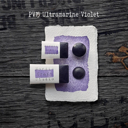 PV15 Ultramarine Violet - Handmade Watercolour Paint of Professional Artist Quality